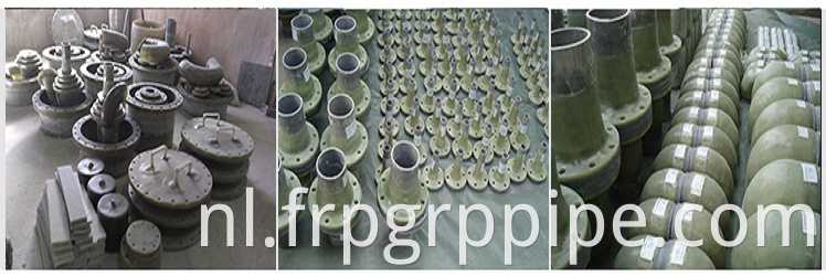 GRP -pijpfittingen GRP Saddle FRP elleboog glasvezel T -stuk fiberglasflens